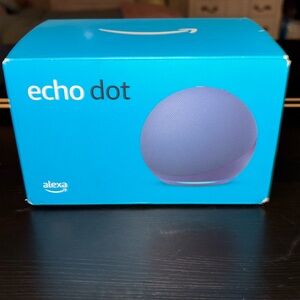 New in Box Navy Blue Echo Dot 5th Gen - Alexa